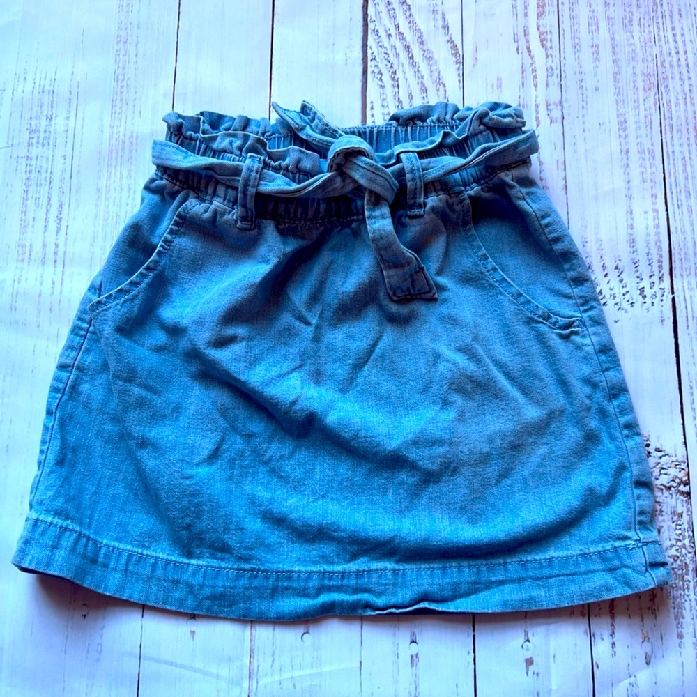 Girl’s Light Blue Denim Skirt